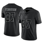 BIPIHUC D.Cowboys #87 Jake Ferguson Player Black Limited Reflective Home Game Stitched Jerseys