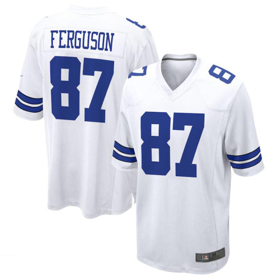 BIPIHUC D.Cowboys #87 Jake Ferguson White Game Jersey American Stitched Jerseys