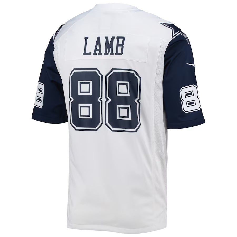 BIPIHUC D.Cowboys #88 CeeDee Lamb Player White Alternate Game Stitched Jerseys