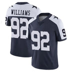 BIPIHUC D.Cowboys #92 Quinnen Williams Player Navy-White Limited Alternate Vapor Untouchable Home Game Stitched Jerseys