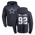 BIPIHUC D.Cowboys #92 Quinnen Williams Player Navy Pullover Hoodies Limited Stitched Jerseys