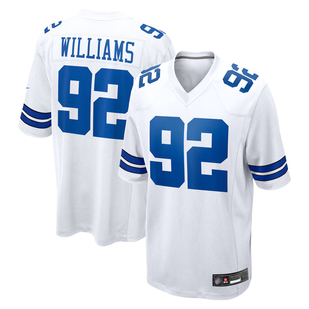 BIPIHUC D.Cowboys #92 Quinnen Williams Player White Home Game Stitched Jerseys