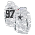 BIPIHUC D.Cowboys #97 Kenny Clark Player Arctic Camo Salute to Service Hoodies Limited Game Stitched Jerseys