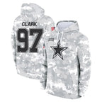 BIPIHUC D.Cowboys #97 Kenny Clark Player Arctic Camo Salute to Service Hoodies Limited Game Stitched Jerseys