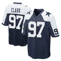 BIPIHUC D.Cowboys #97 Kenny Clark Player Navy-White Alternate Home Game Stitched Jerseys