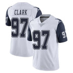 BIPIHUC D.Cowboys #97 Kenny Clark Player White-Navy Limited Color Rush Vapor Untouchable Home Game Stitched Jerseys