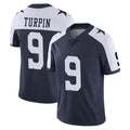BIPIHUC D.Cowboys #9 KaVontae Turpin Player Navy-White Limited Alternate Vapor Untouchable Home Game Stitched Jerseys