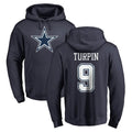 BIPIHUC D.Cowboys #9 KaVontae Turpin Player Navy Pullover Hoodies Limited Stitched Jerseys