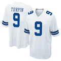 BIPIHUC D.Cowboys #9 KaVontae Turpin Player White Home Game Stitched Jerseys