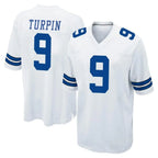 BIPIHUC D.Cowboys #9 KaVontae Turpin Player White Home Game Stitched Jerseys