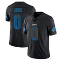 BIPIHUC D.Lions #0 Jahmyr Gibbs Player Black Impact Limited Home Game Stitched Jerseys