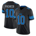 BIPIHUC D.Lions #10 Isiah Pacheco Player Black Alternate Vapor F.U.S.E. Limited Home Game Stitched Jerseys