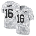 BIPIHUC D.Lions #16 Jared Goff Player Arctic Camo Salute to Service Limited Stitched Jerseys
