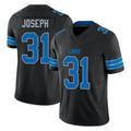 BIPIHUC D.Lions #31 Kerby Joseph Player Black Alternate Vapor F.U.S.E. Limited Home Game Stitched Jerseys