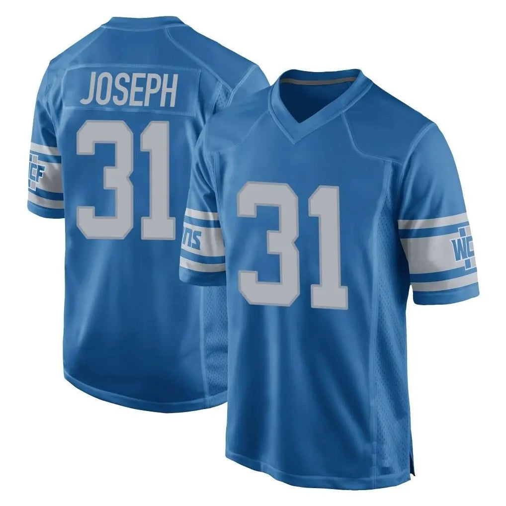 BIPIHUC D.Lions #31 Kerby Joseph Player Blue Vapor Untouchable Throwback Game Stitched Jerseys