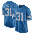 BIPIHUC D.Lions #31 Kerby Joseph Player Blue Vapor Untouchable Throwback Game Stitched Jerseys