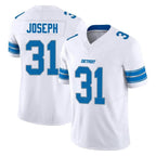 BIPIHUC D.Lions #31 Kerby Joseph Player White Limited Vapor F.U.S.E. Alternate Home Game Stitched Jerseys