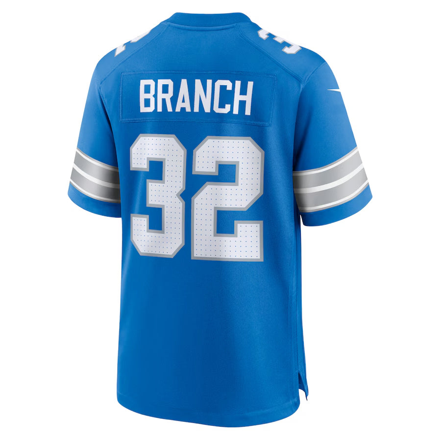 BIPIHUC D.Lions #32 Brian Branch Player Blue Home Game Stitched Jerseys
