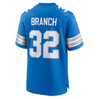 BIPIHUC D.Lions #32 Brian Branch Player Blue Home Game Stitched Jerseys