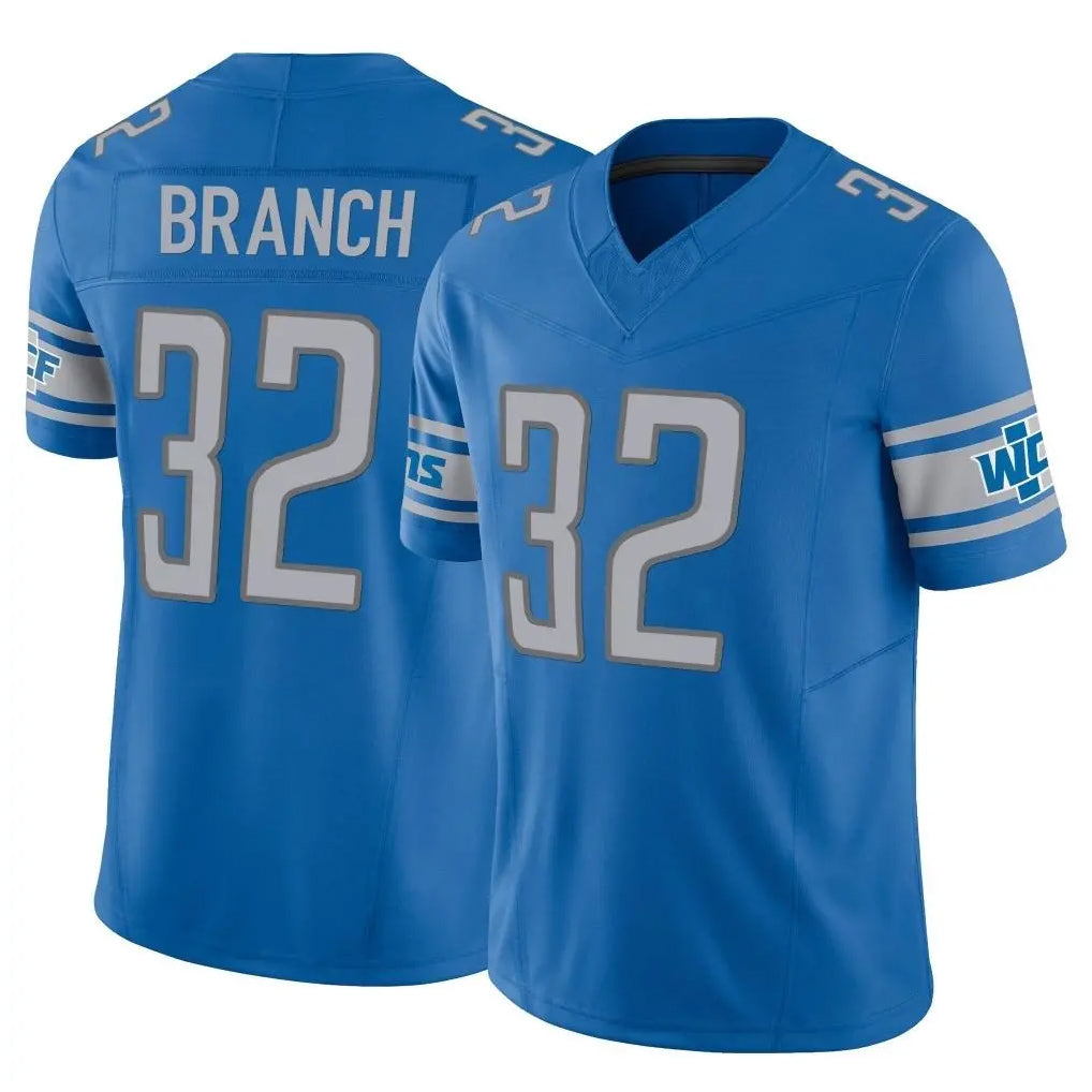 BIPIHUC D.Lions #32 Brian Branch Player Blue Vapor F.U.S.E. Limited Home Game Stitched Jerseys