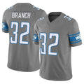BIPIHUC D.Lions #32 Brian Branch Player Gray Vapor F.U.S.E. Limited Home Game Stitched Jerseys