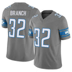 BIPIHUC D.Lions #32 Brian Branch Player Gray Vapor F.U.S.E. Limited Home Game Stitched Jerseys
