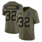 BIPIHUC D.Lions #32 Brian Branch Player Olive 2025 Salute To Service Limited Home Game Stitched Jerseys
