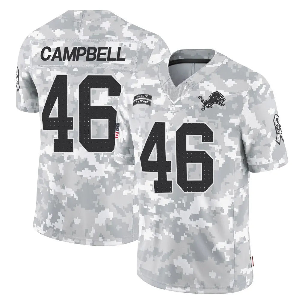 BIPIHUC D.Lions #46 Jack Campbell Player Arctic Camo Salute To Service Limited Stitched Jerseys