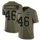 BIPIHUC D.Lions #46 Jack Campbell Player Olive 2025 Salute To Service Limited Home Game Stitched Jerseys