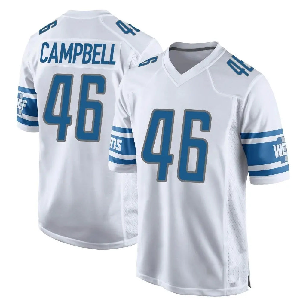 BIPIHUC D.Lions #46 Jack Campbell Player White Home Game Stitched Jerseys