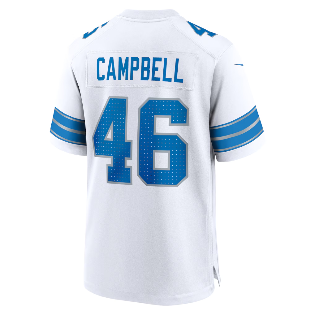 BIPIHUC D.Lions #46 Jack Campbell White White Game Stitched Jerseys