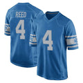 BIPIHUC D.Lions #4 D.J. Reed Player Blue Vapor Untouchable Throwback Game Stitched Jerseys