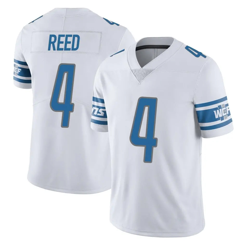 BIPIHUC D.Lions #4 D.J. Reed Player White Limited Vapor Untouchable Home Game Stitched Jerseys