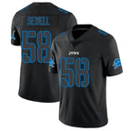 BIPIHUC D.Lions #58 Penei Sewell Player Limited Black Impact Stitched Jerseys