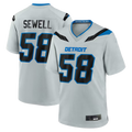 BIPIHUC D.Lions #58 Penei Sewell Silver 2026 Rivalries Collection Game Stitched Jerseys