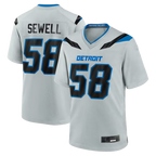 BIPIHUC D.Lions #58 Penei Sewell Silver 2026 Rivalries Collection Game Stitched Jerseys