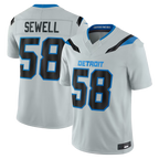 BIPIHUC D.Lions #58 Penei Sewell Silver 2026 Rivalries Collection Limited Stitched Jerseys
