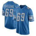 BIPIHUC D.Lions #69 Tate Ratledge Player Blue Home Game Stitched Jerseys
