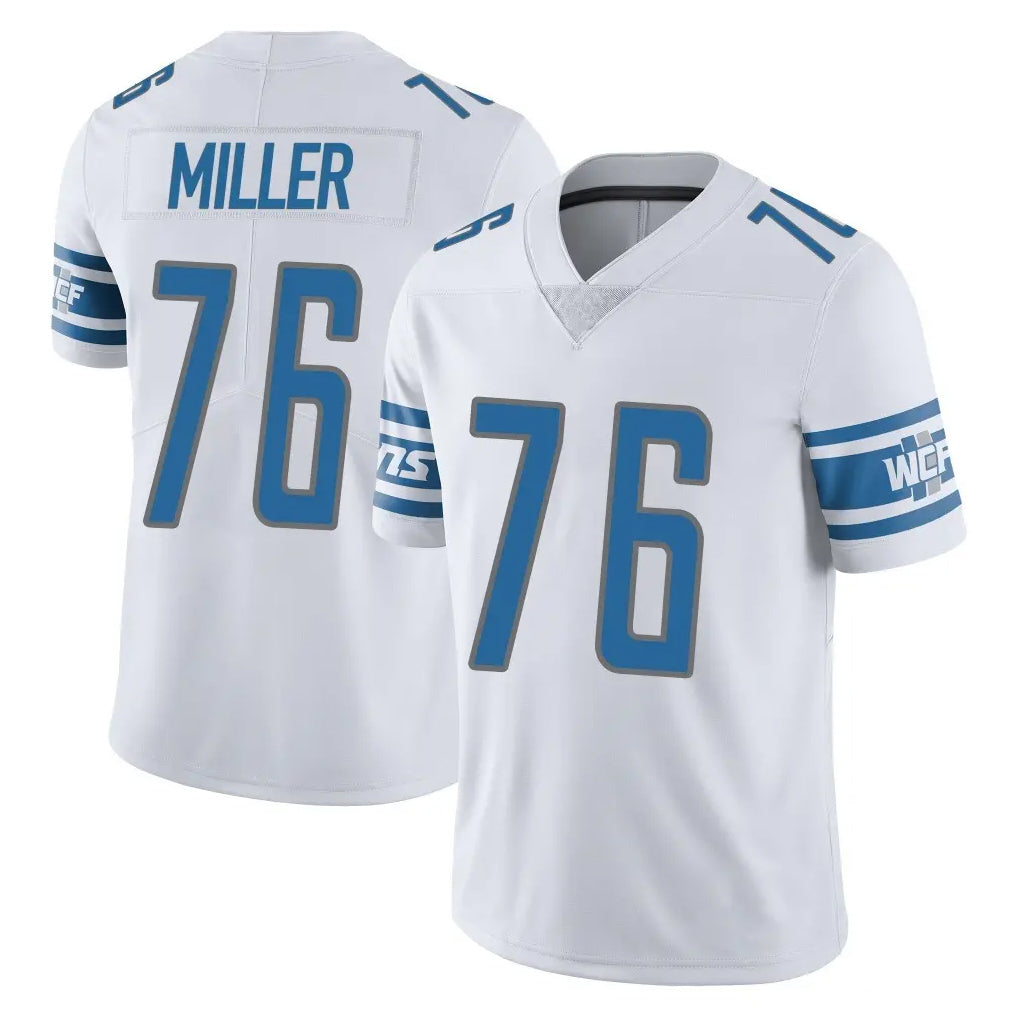 BIPIHUC D.Lions #76 Blake Miller Player White Limited Vapor Untouchable Home Game Stitched Jerseys