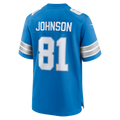 BIPIHUC D.Lions #81 Calvin Johnson Blue Team Retired Game Stitched Jerseys