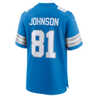 BIPIHUC D.Lions #81 Calvin Johnson Blue Team Retired Game Stitched Jerseys
