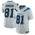 BIPIHUC D.Lions #81 Calvin Johnson Silver 2026 Rivalries Collection Limited Stitched Jerseys