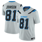 BIPIHUC D.Lions #81 Calvin Johnson Silver 2026 Rivalries Collection Limited Stitched Jerseys