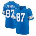 BIPIHUC D.Lions #87 Sam LaPorta Player Blue Alternate Home Game Stitched Jerseys