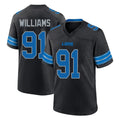 BIPIHUC D.Lions #91 Tyleik Williams Player Black Alternate Home Game Stitched Jerseys