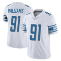 BIPIHUC D.Lions #91 Tyleik Williams Player White Limited Vapor Untouchable Home Game Stitched Jerseys