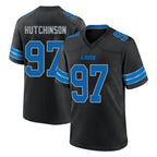 BIPIHUC D.Lions #97 Aidan Hutchinson Player Black Alternate Home Game Stitched Jerseys