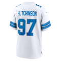 BIPIHUC D.Lions #97 Aidan Hutchinson White Game Stitched Jerseys