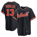 BIPIHUC D.Tigers #13 Dillon Dingler Player Navy Home Game Stitched Jerseys