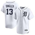 BIPIHUC D.Tigers #13 Dillon Dingler Player White Home Limited Stitched Jerseys